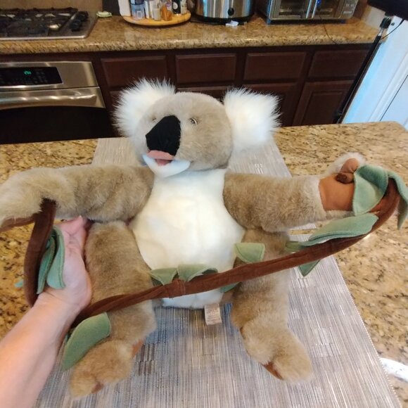 Vintage Folkmanis Folktails Koala Bear Hand Puppet with Vine - Picture 5 of 11